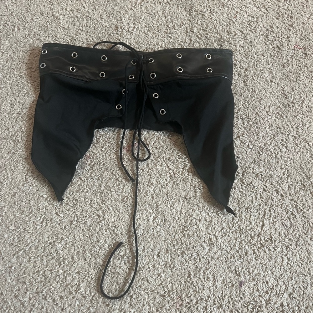 Black party top